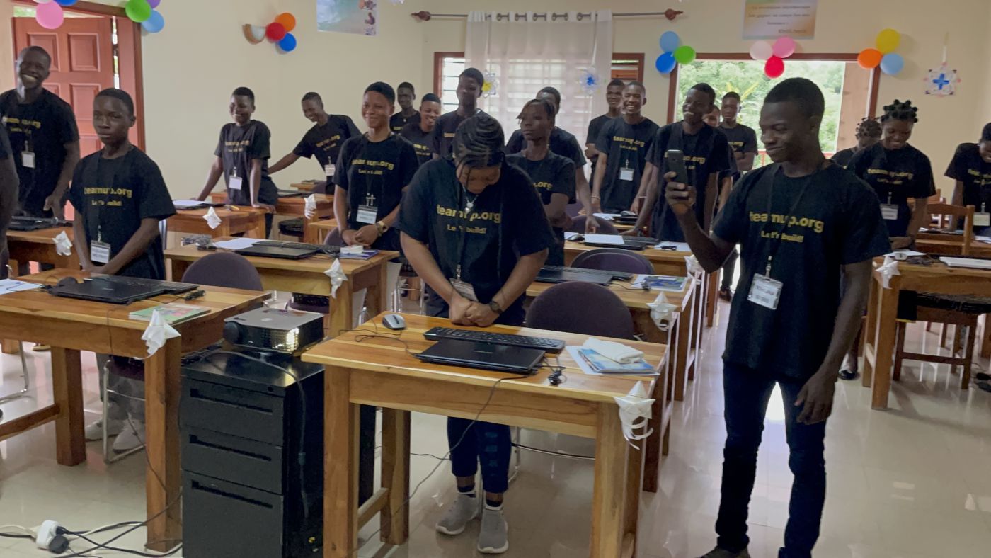 A class session at the Teamup Centre